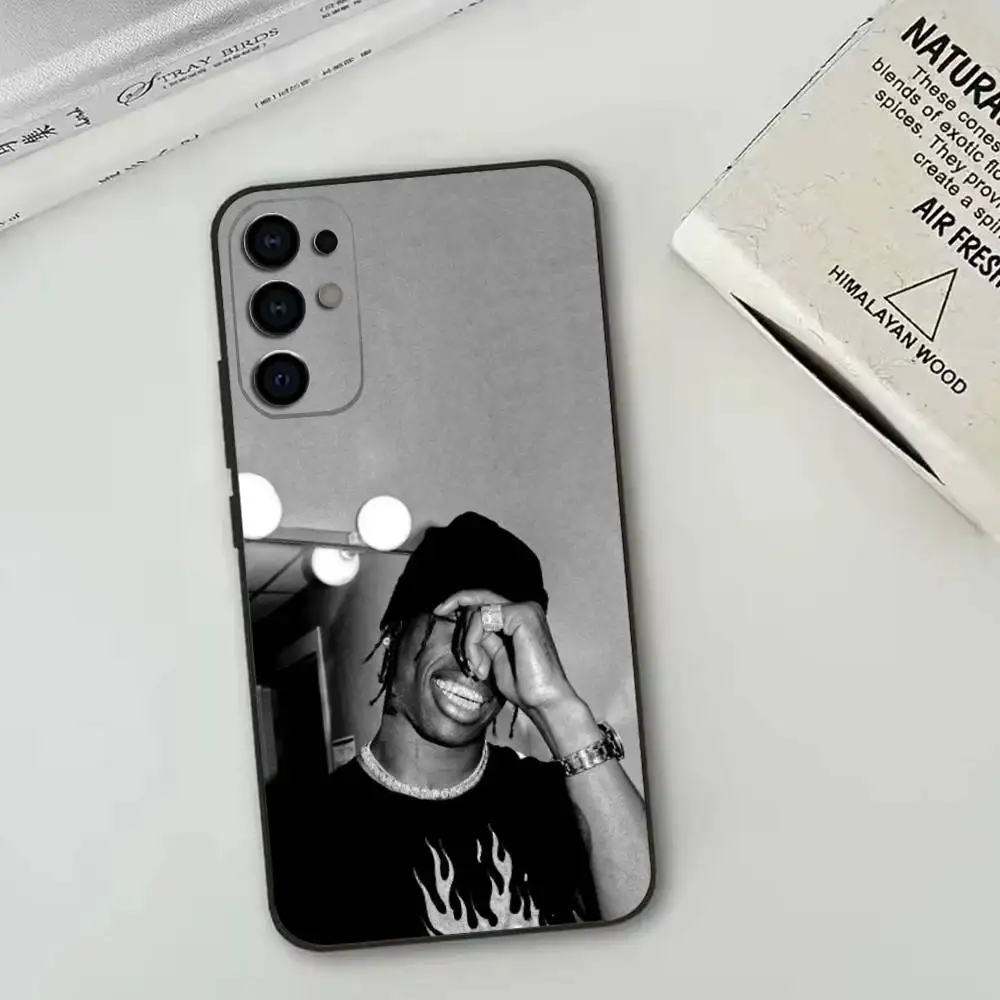 Фото Чехол для телефона T-T-travis S-Scott-Rapper-Music для Samsung S25, S24, S21, S22, S23, S30, Ultra, S20, Plus, Fe, Lite, Note, 10, черный №3