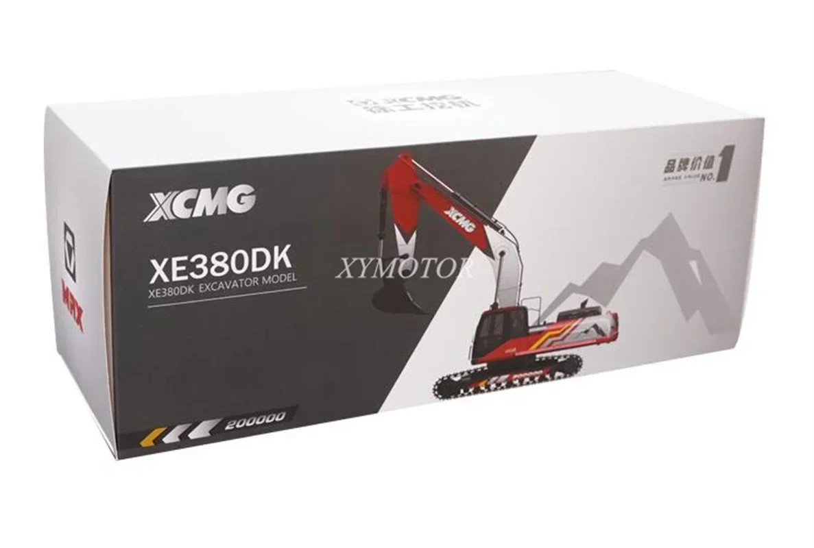 1/30 XCMG XE380DK экскаватор грузовик литая модель автомобиля с куклой детские игрушки