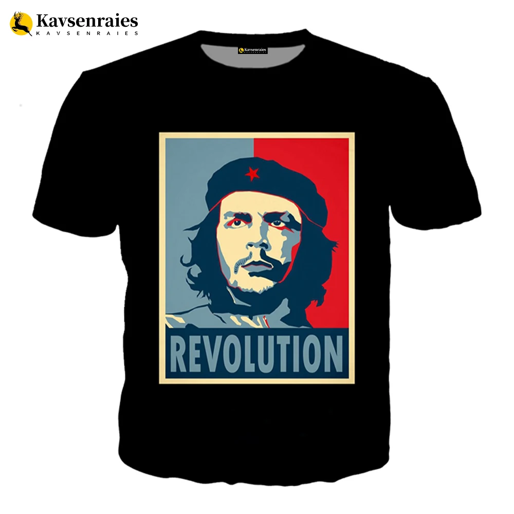 

Футболка Che Guevara с 3D принтом для мужчин и женщин, летняя модная смешная футболка с коротким рукавом, классная хипстерская футболка, женские топы