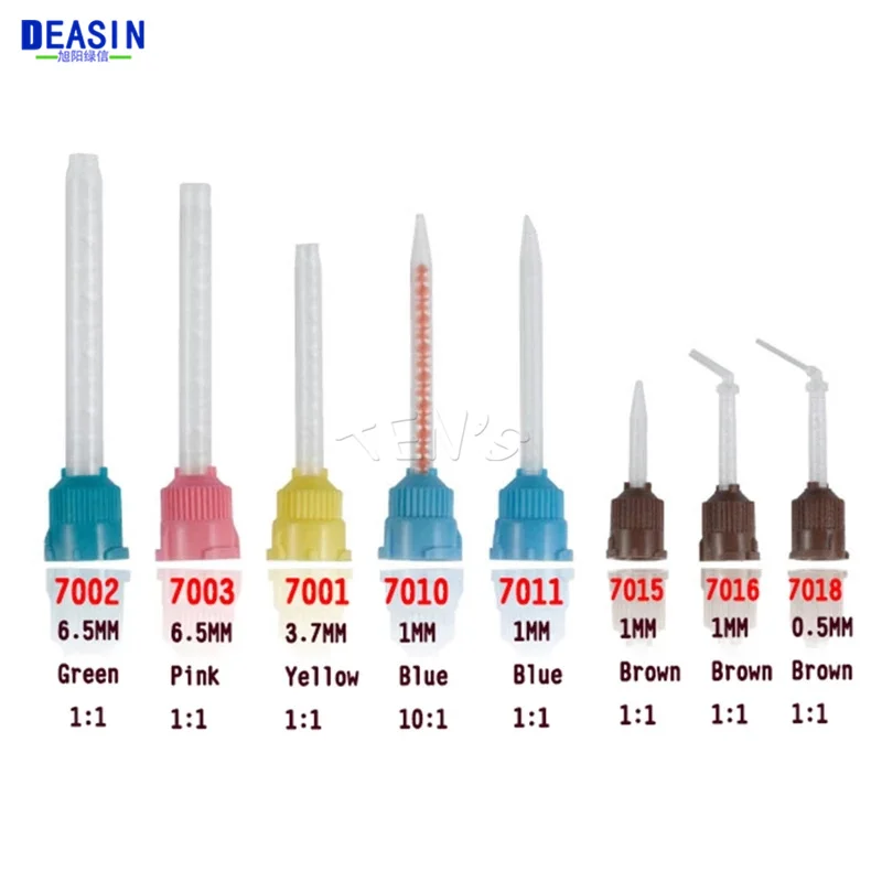 50 шт. одноразовые насадки для смешивания стоматологических материалов