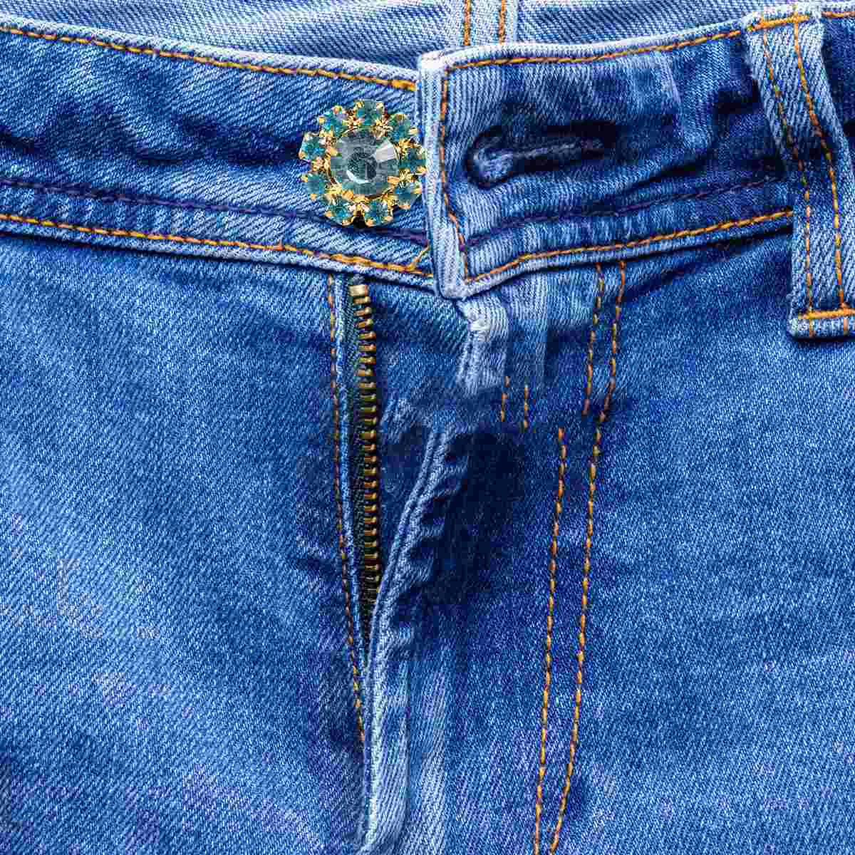 

Buttonsbutton Crafts Rhinestone Clothes Loop Sewing Metalembellishment Embellishments Crafting Fake Flowers Crystal Or Fancy