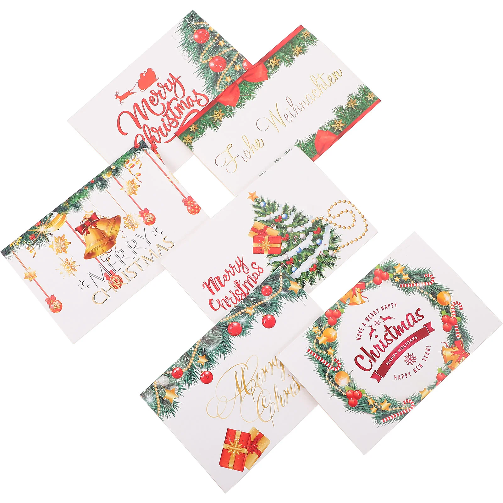 

Card Holiday Christmas Greetings Greeting Giftcongrats Vintage Note Seasons Invitations Party Supplies Blessing Paper