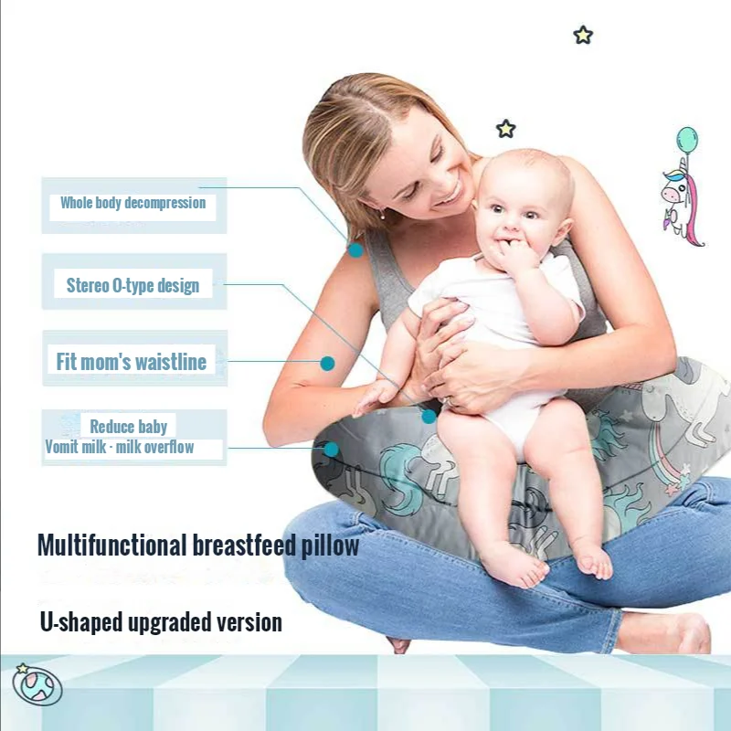 Baby Breastfeeding Pillow U-shaped Breastfeeding Pillow Maternity Pillow Baby Learning Pillow Maternal  Pregnant Pillow