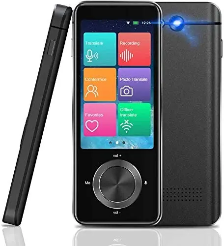 2023 new version portable instant two way multi-language translator device offline for amazon ebay selling