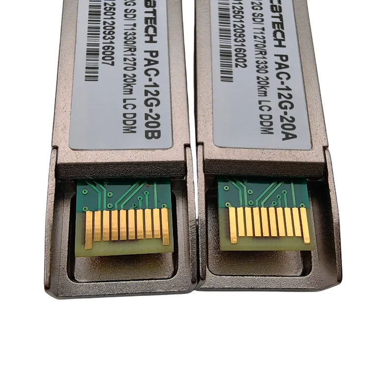 12G SDI SFP BIDI-модуль Transcevier Fiber VIDEO с разъемом 20 км SM LC одноволоконный трансивер 1310