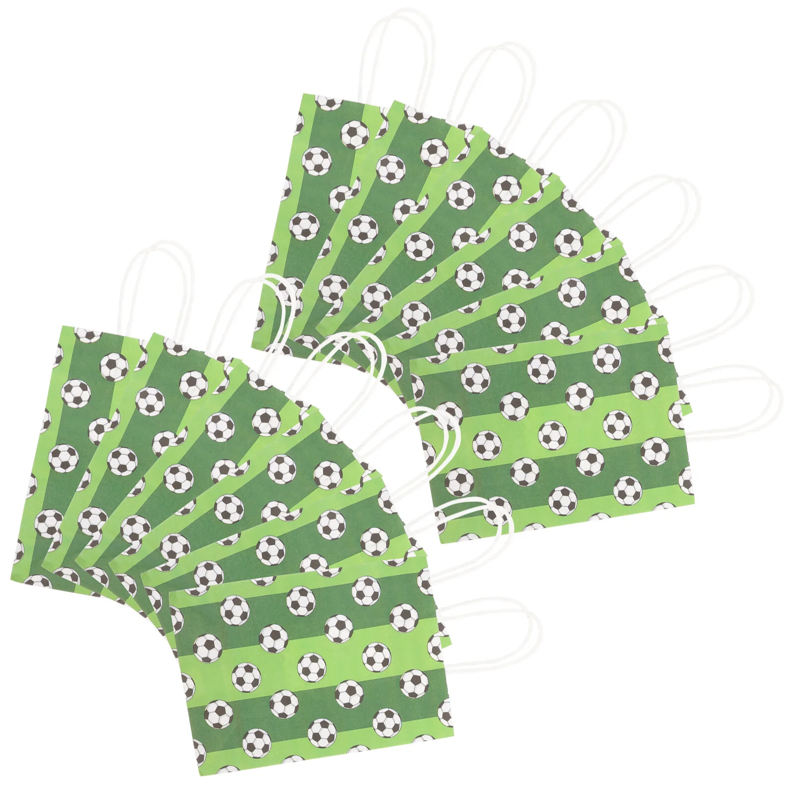 

12pcs Football Snack Bags Party Cookies Bags Paper Gift Bags Festival Party Favors Bags Paper Gifts Bags