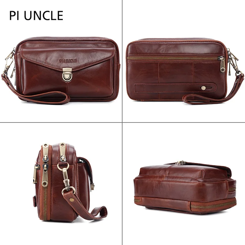 Men's Leather Clutch Casual Clutch Men's Clutch Clutch Envelope Cowhide Briefcase