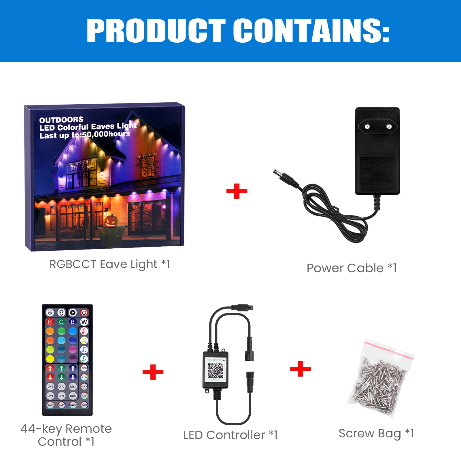 

KISUFU RGB Bluetooth светодиодная гирлянда для улицы 30/90 м