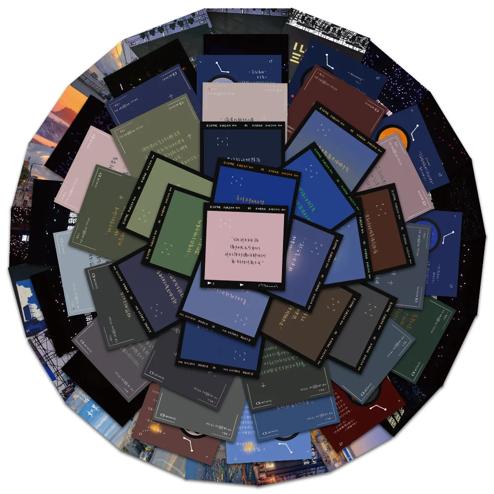 

10/30/50 шт., водонепроницаемые наклейки с рисунком