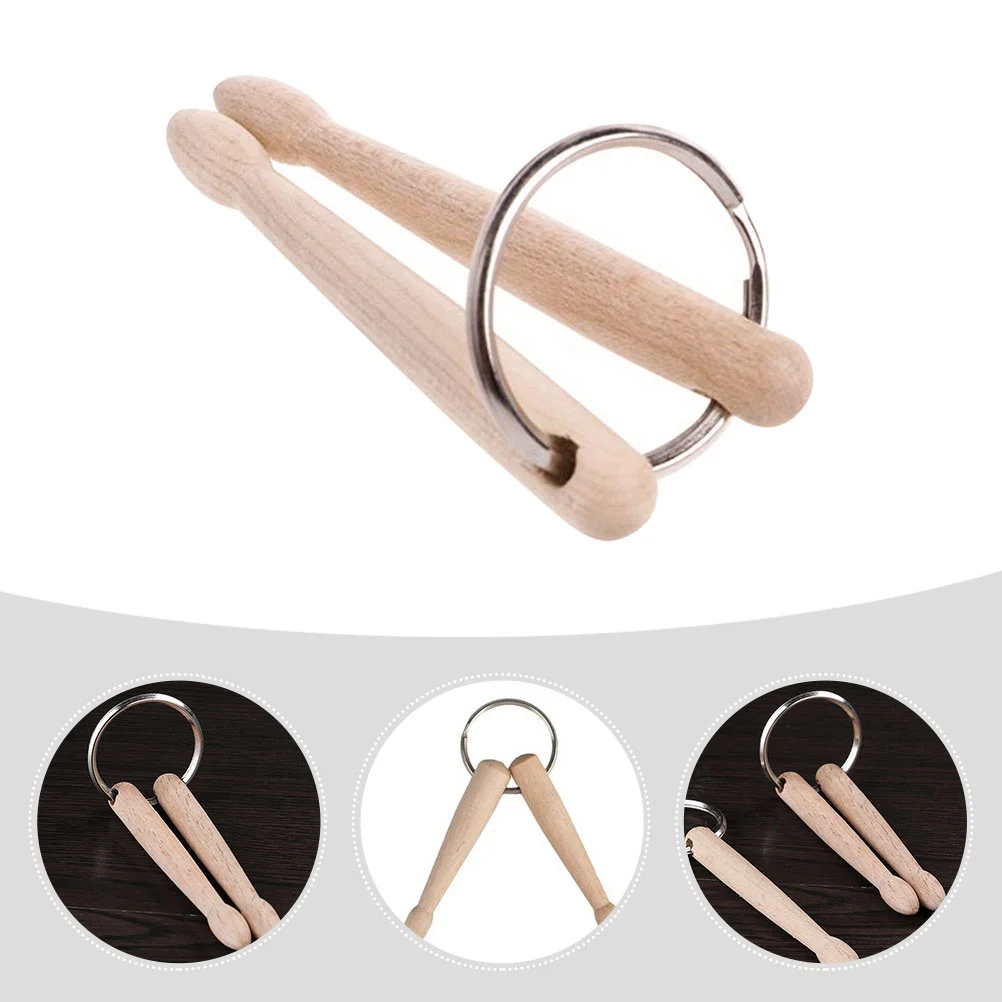 Брелок для барабанных палочек ювелирное кольцо автомобильные подвески 3d палочки