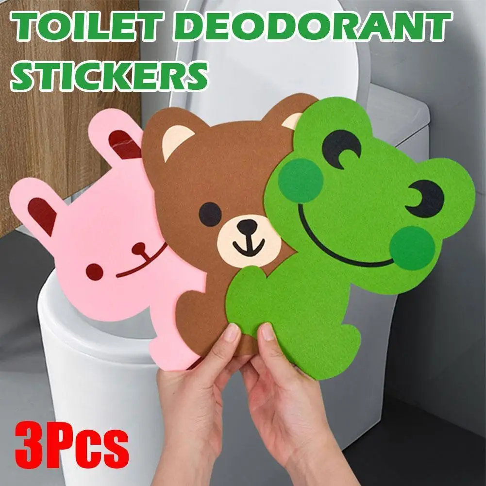 

1PC Toilet Deodorant Sticker Cartoon Animal Toilet Sticker Elimination Sticker Deodorant Decoration Odor Toilet K1B4