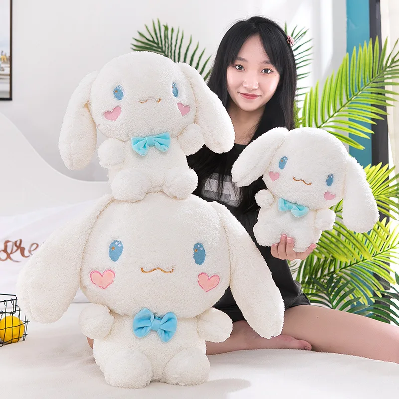 

Sanrio Cinnamoroll Plush Toy Cartoon Anime Pillow Soft and Comfortable Stuffed Animal Cute Cinnamon Dog Plush Toy for Girls