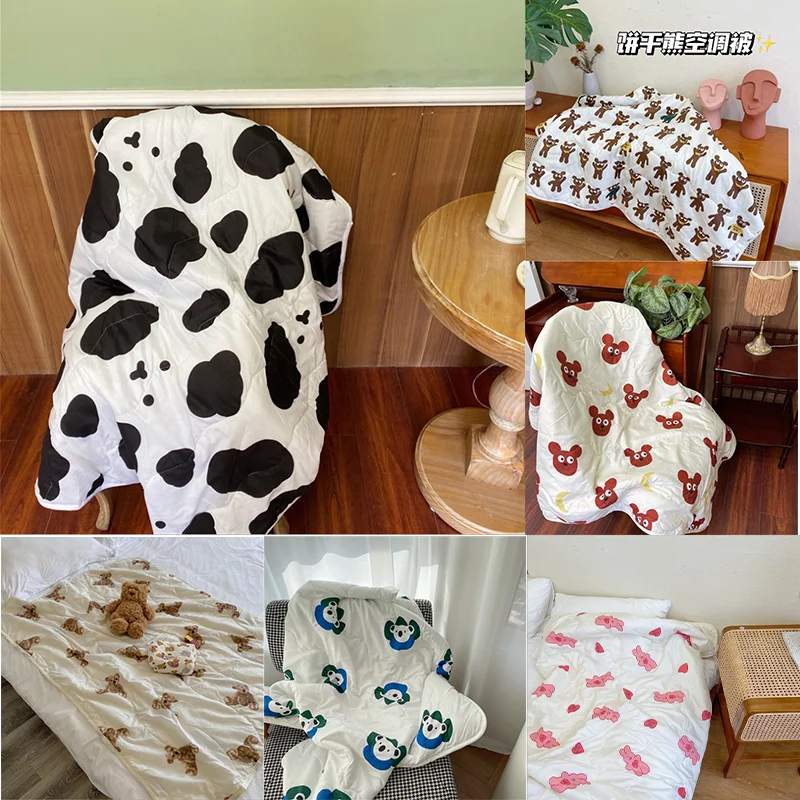 

1 шт. милое одеяло, летнее одеяло с кондиционером, зимнее одеяло, теплое одеяло, одеяло для студенческого общежития, обеденный перерыв