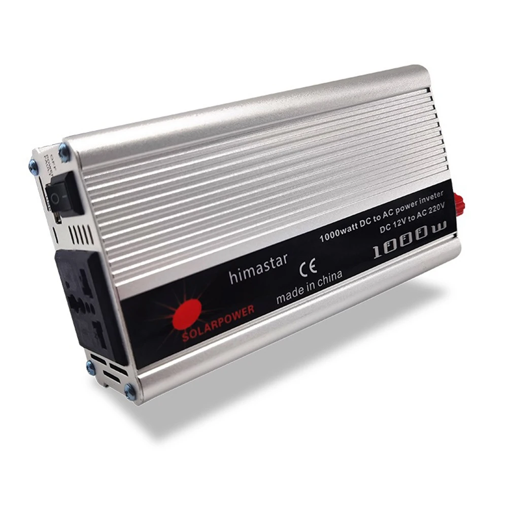

Car Inverter 12V 220V Auto Inverter - Lighter Plug Power-Converter Inverter Rated-Power 500W -Power 1000W