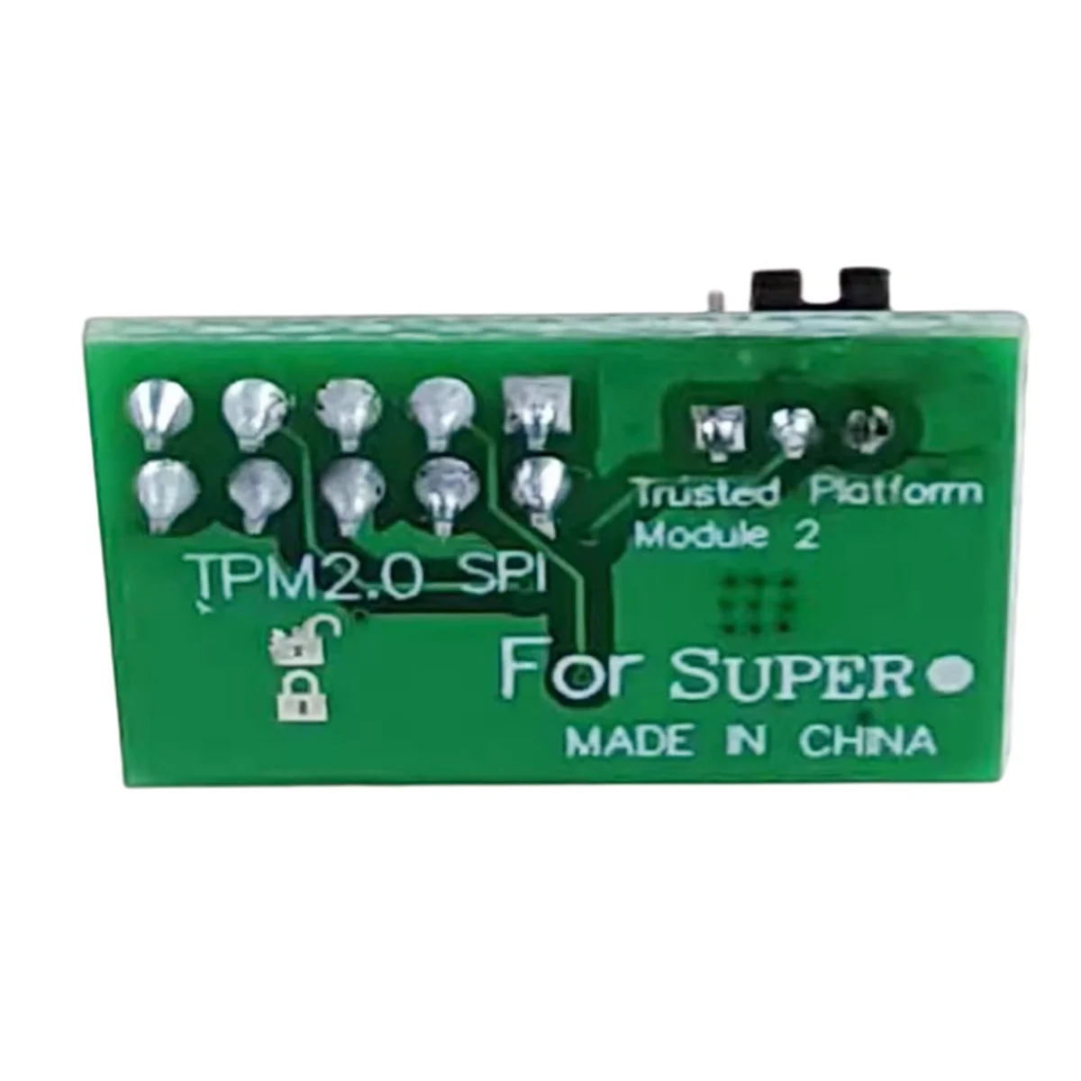 Для SuperMicro-AOM-TPM-9670V-S Вертикальный TPM 2.0 9-контактный