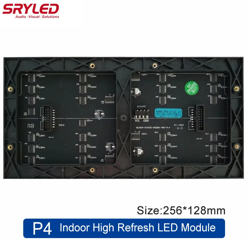 Светодиодный пиксельный дисплей для помещений P4 256 × 128 мм SMD2121 3840 Гц RGB P2 P3