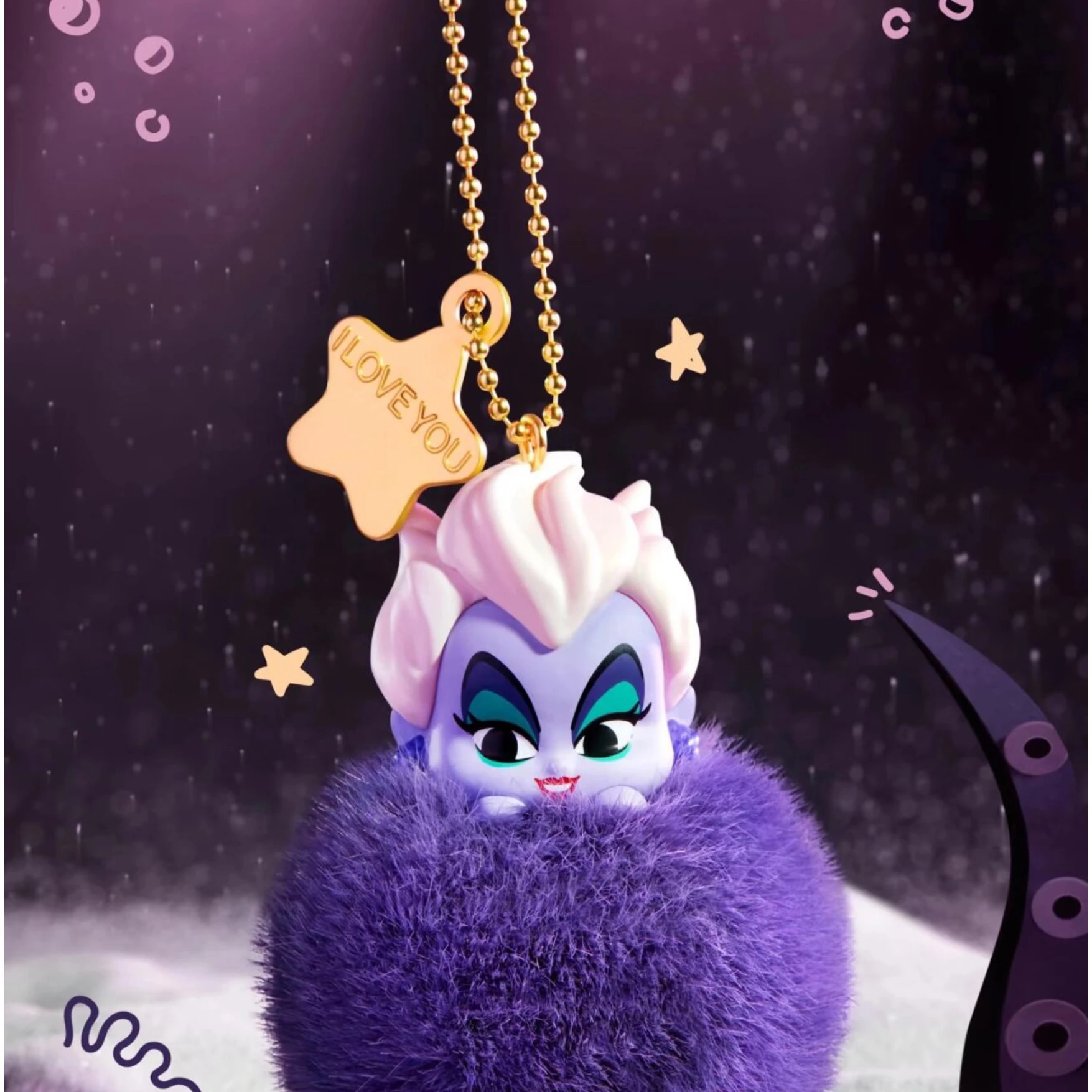 Miniso Disney Villain and Princess Series Ариэль Малефисента Злая Королева Рапунцель Урсула Мягкая