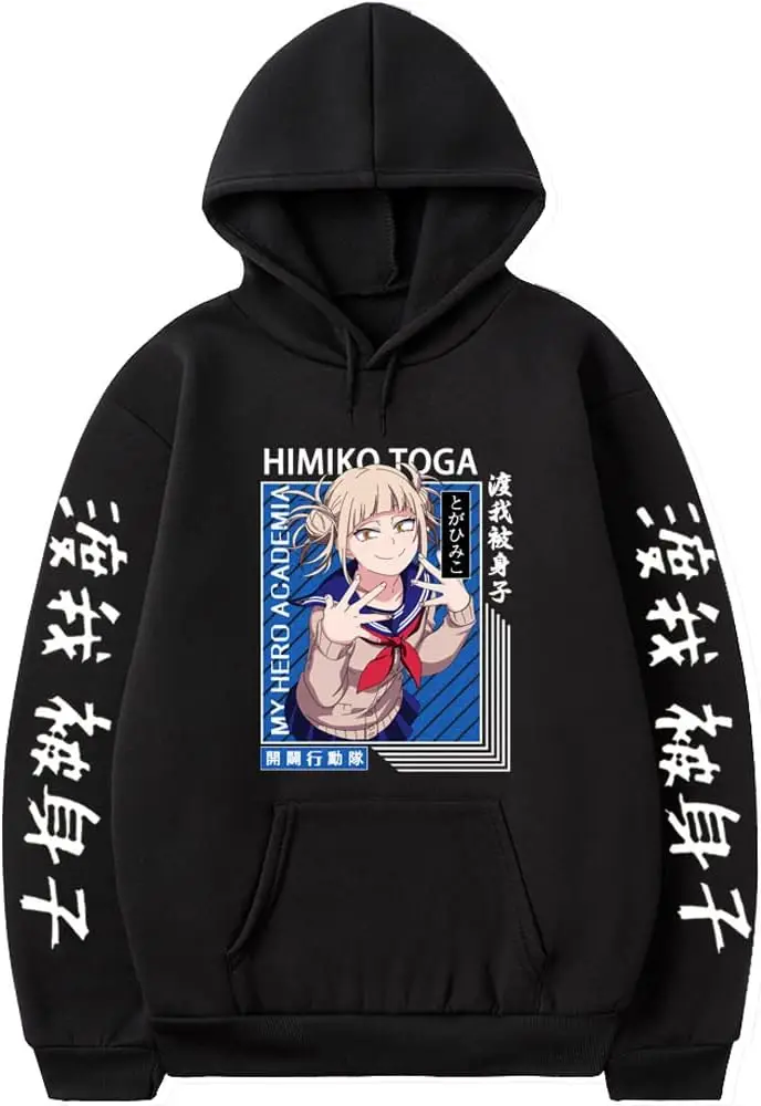 Женская толстовка с капюшоном свитшот Аниме пуловер худи костюм для косплея Himiko