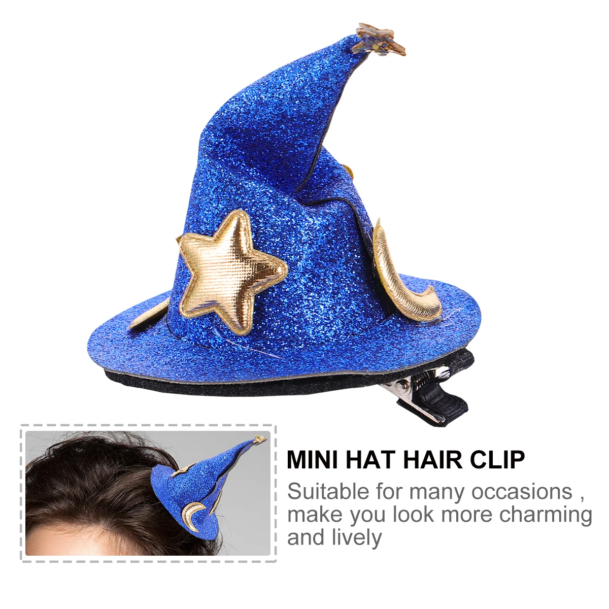 Детский остроконечный цилиндр на Хэллоуин заколка для волос головной убор