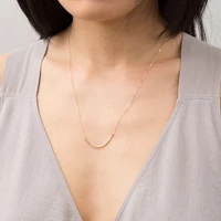 kaifanxi colar cl%c3%a1ssico feminino de a%c3%a7o inoxid%c3%a1vel simples e fino colar gargantilha de luxo designer de joias atacado