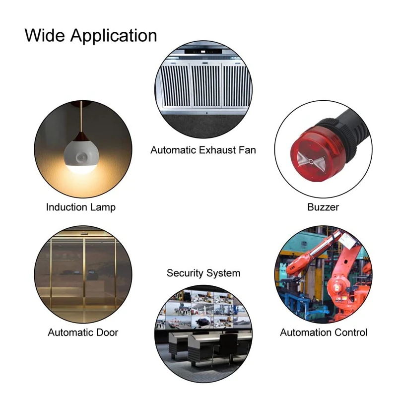 6 шт. встроенный микроволновый радар модуль датчика движения для Arduino ESP8266