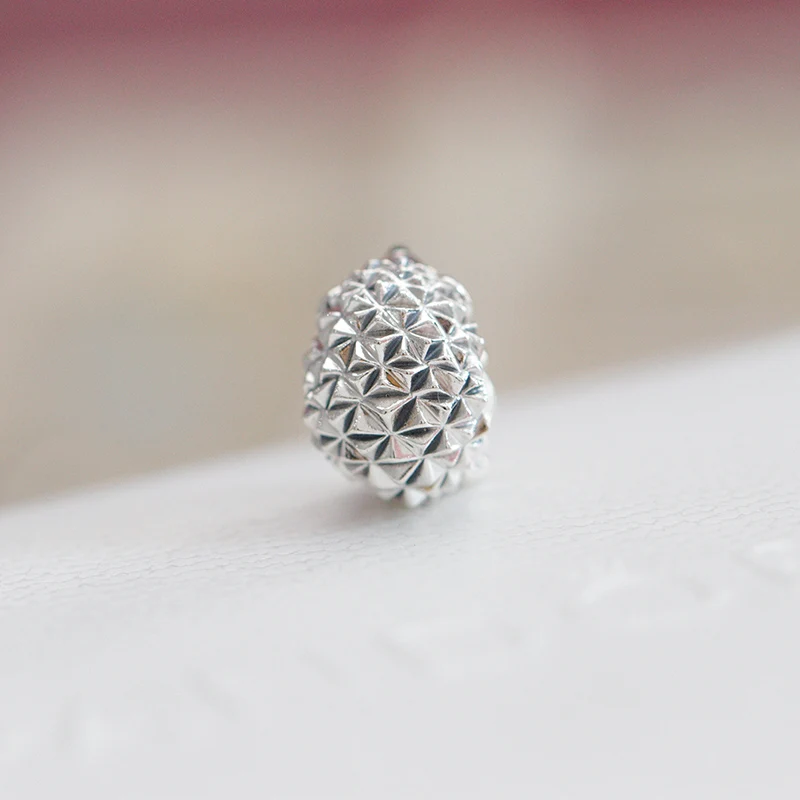 Распродажа милая искусственная подвеска бусина из серебра 925 пробы подходит для