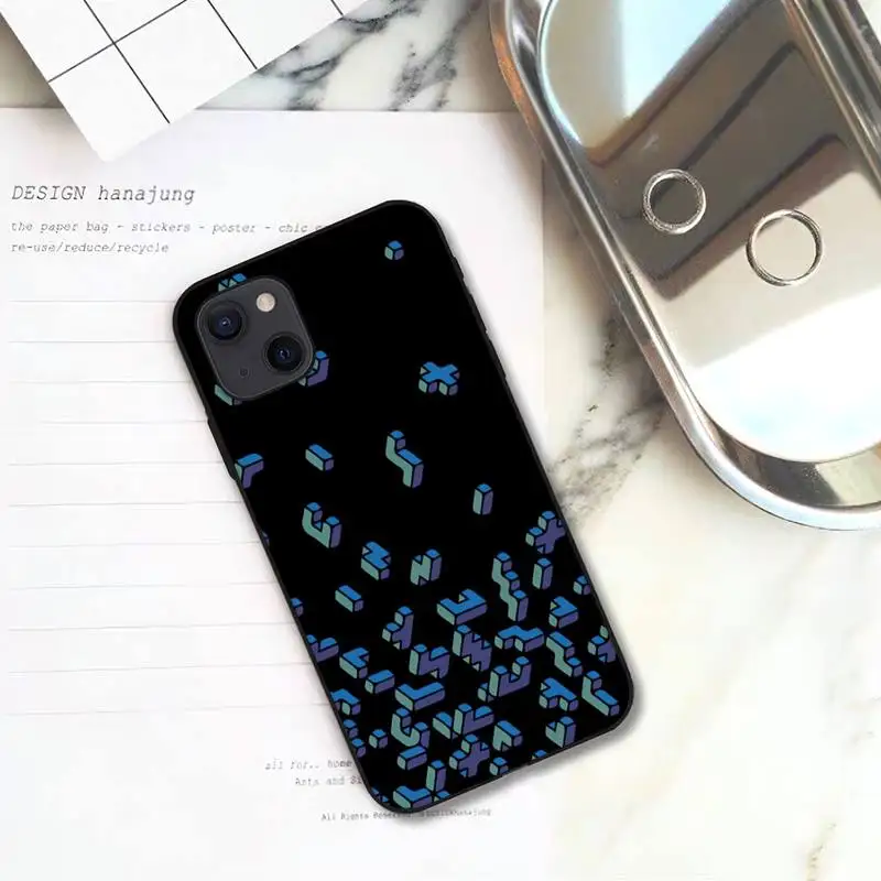 Забавный чехол для телефона T-Tetris iPhone 11 12 Mini 13 Pro XS Max X 8 7 6s Plus 5 SE XR |
