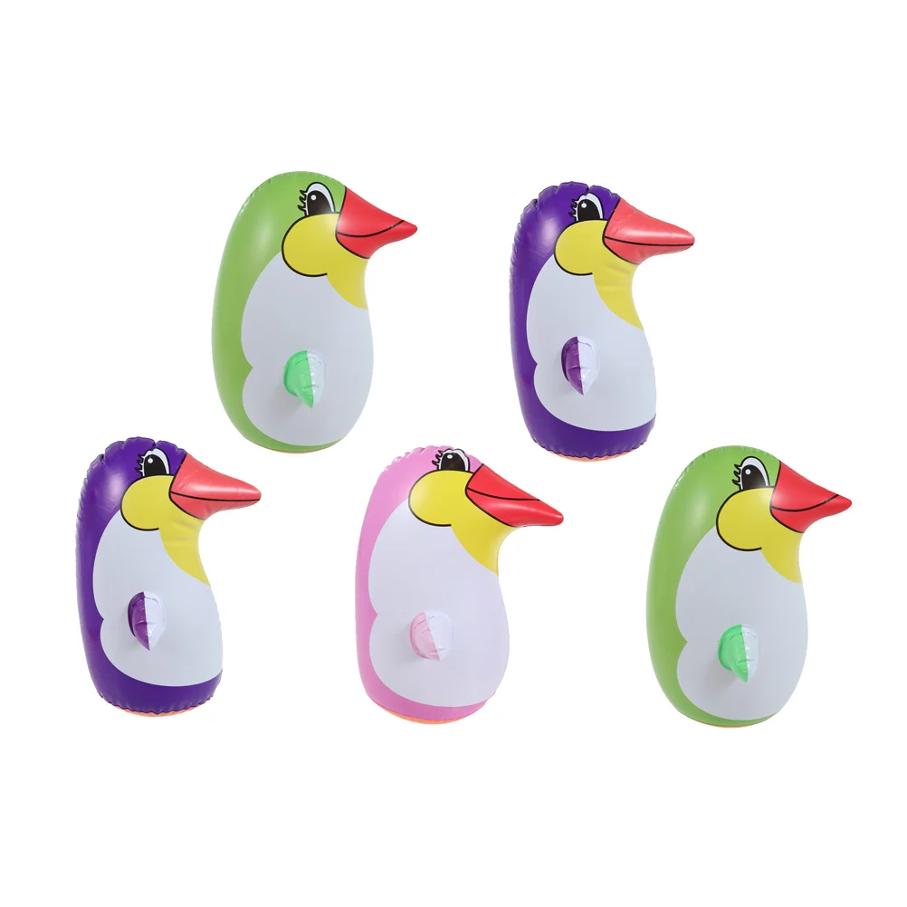 

5pcs Penguin Blow Penguin Punching Party Accessory for Children Kids