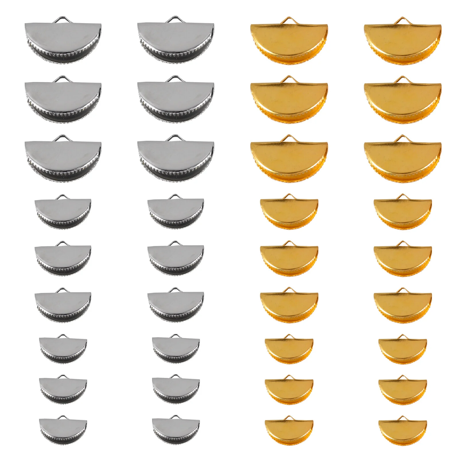 300 Pcs Jewelry Making Accessories Crimps Jewels Crafts Beaded Fastener Ends Necklace Cord Line Connectors