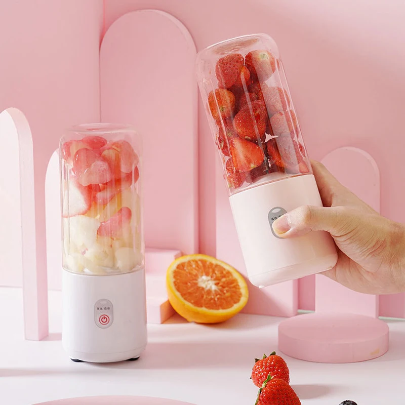 

500ml Mini Portable Juicers USB Electric Mixer Fruit Smoothie Extractor Machine For Food Processor Maker Fresh Juice Blender