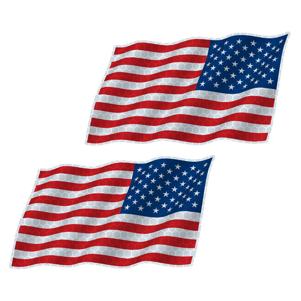

American Flag Sticker Auto Stickers Car Refrigerator Decals Fridge Magnet Reflective Pvc Magnetic Garage