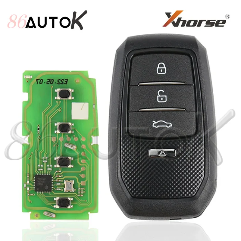 

Xhorse Vvdi Key Tool XSTO01EN Универсальный автомобильный смарт-брелок VVDI XM38 для Toyota 4D 4A 8A Поддержка чипа 312 314 315 434 поколения