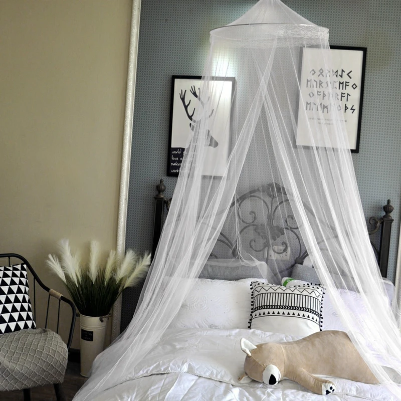 

Летняя купольная москитная сетка, Тюлевая сетка для кровати, навес, Москитные сетки, наружная сетка для кемпинга, защита от насекомых, палат...