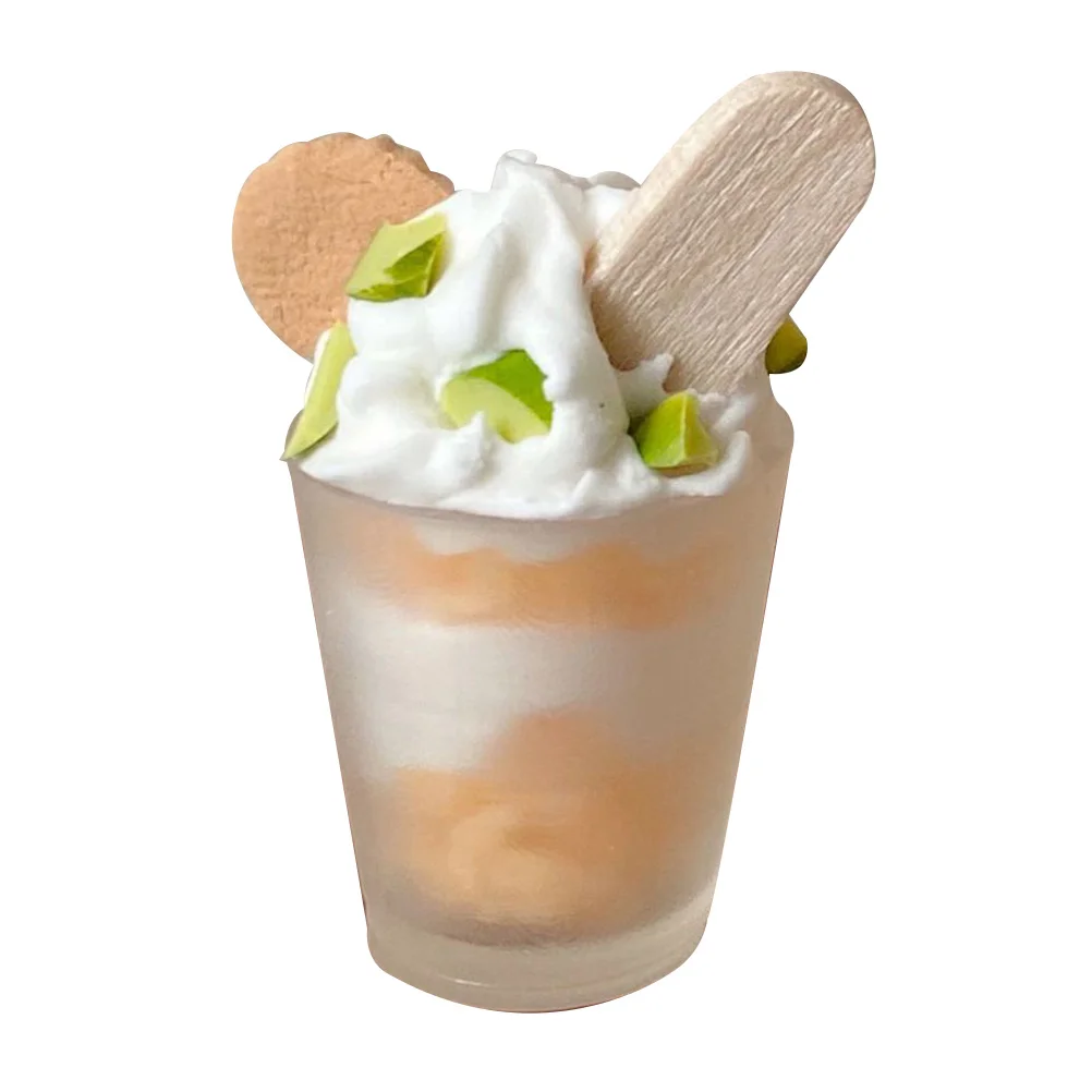 

Miniature Ice Cream Toys Food Small House Decor Ornament Resin Accessories
