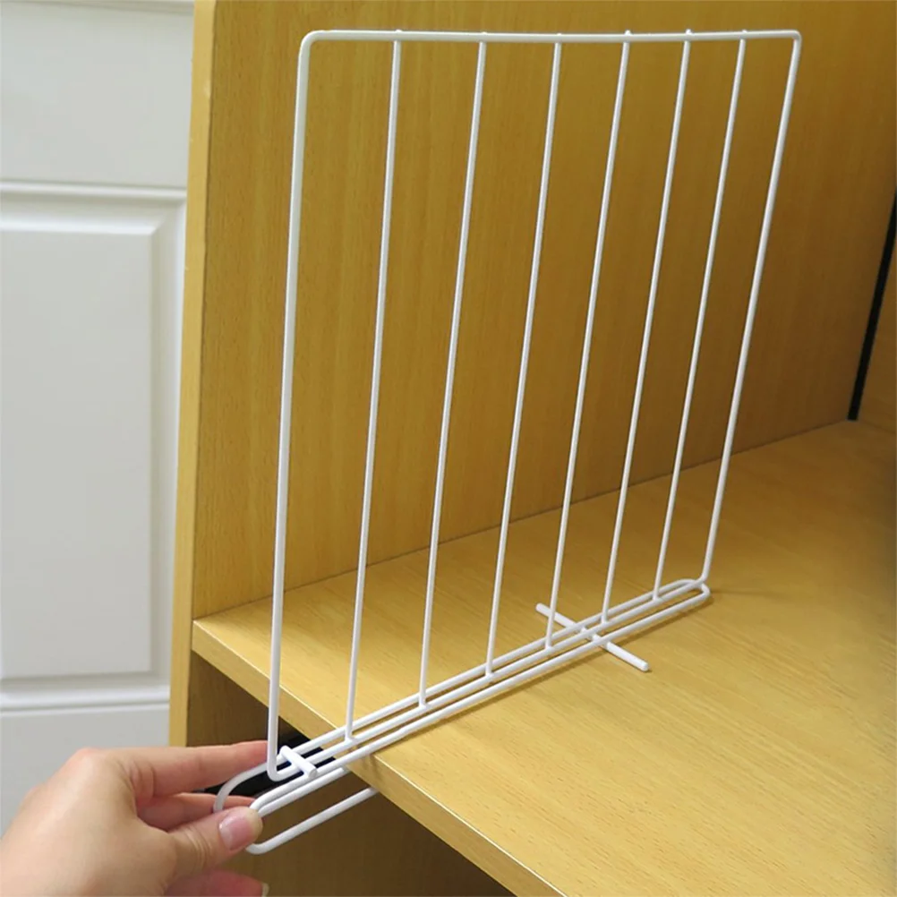 

Vertical Closet Shelf Divider Clothing Organizer Metal Wardrobe Separators Clothing Closet Dividers )