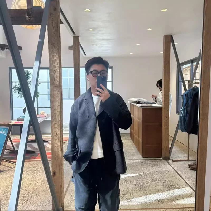 Куртка VISVIM WMV MUFFE RAW JKT в японском стиле модель 23AW