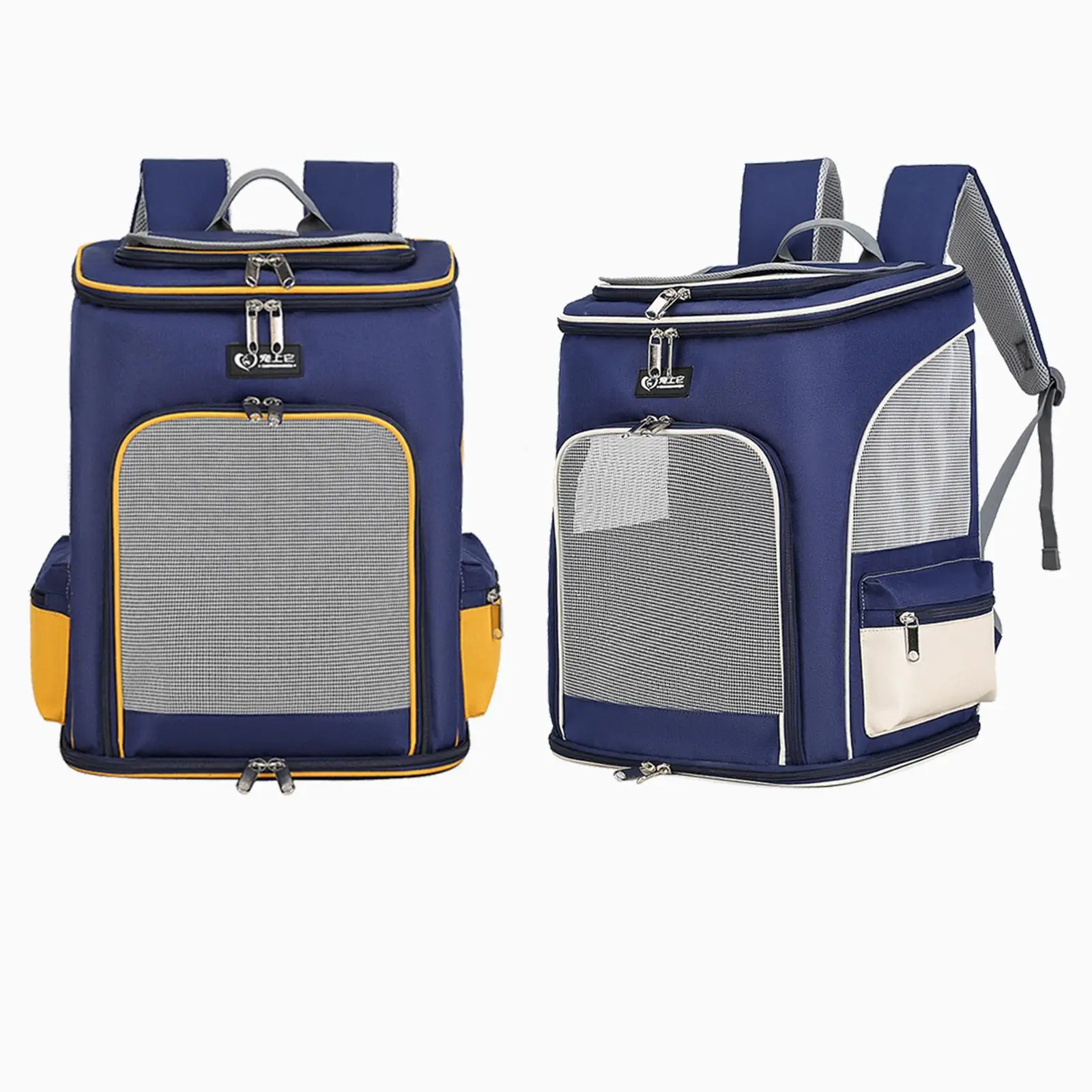 

Pet Travel Carrier Small Dogs Cats Rabbits Carrier Handbag Lightweight Breathable Mesh Foldable for Home Hiking Vacation