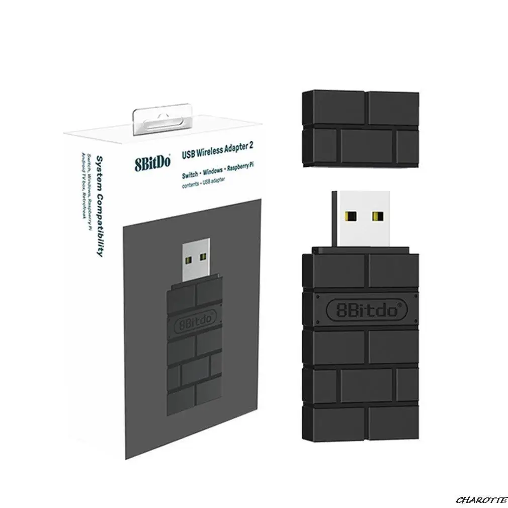 

8Bitdo USB беспроводной адаптер приемник для переключателя портативный размер беспроводной контроллер адаптер для игрового контроллера