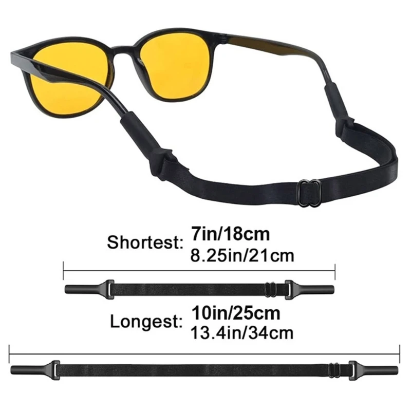 Держатель для ремешка очков взрослых противоскользящий ремешок фиксатор