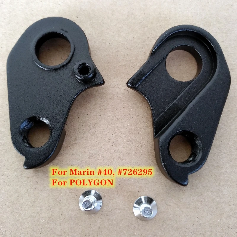 2pc Bicycle rear derailleur hanger For MARIN #40 Hawk Hill MARIN 726295 Nail Trial Alpine POLYGON 12mm Axle Polygon MECH dropout enlarge
