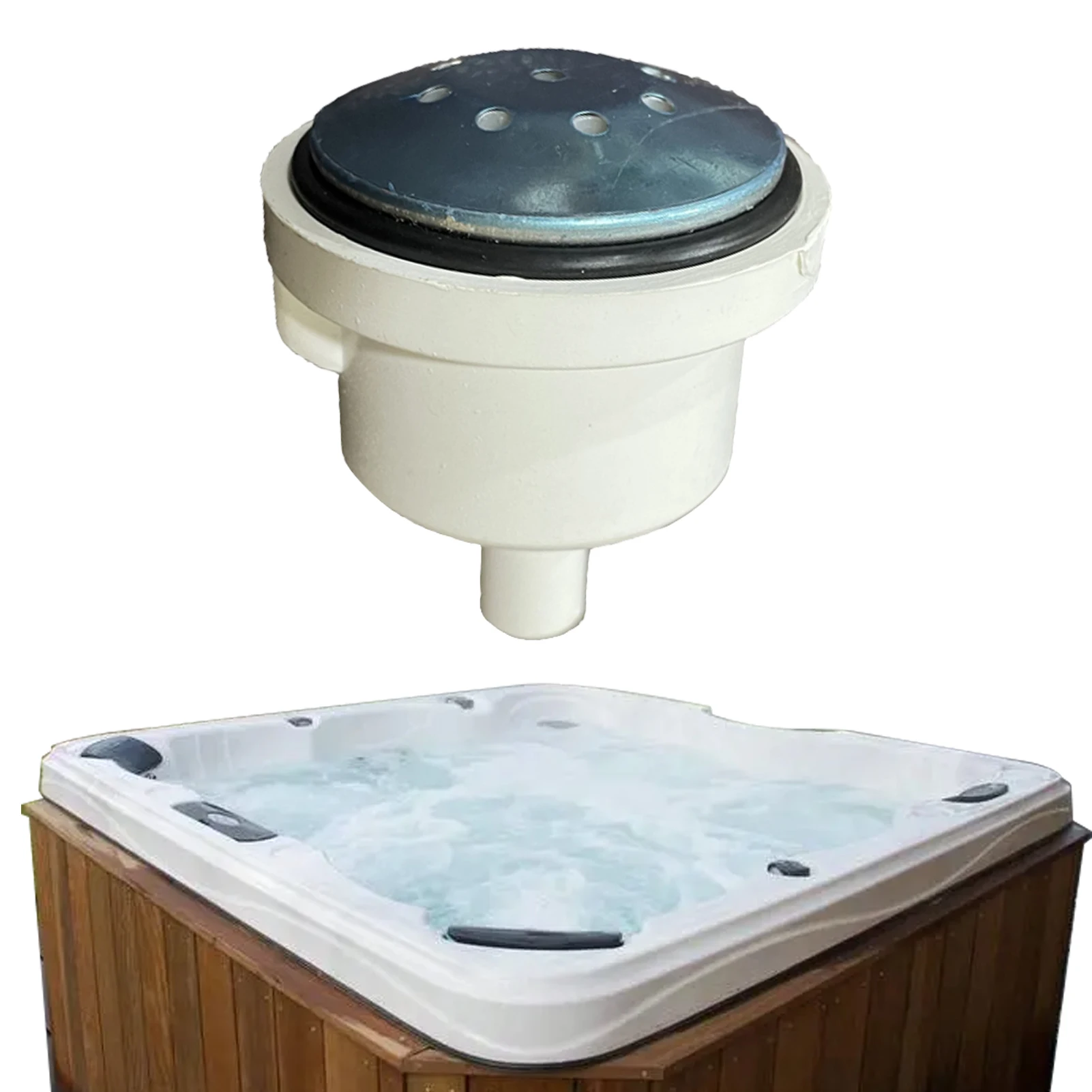 

Tub & Shower Faucet Bathroom Tub Spout Shower Head Tub And Shower Trim Kit 9 Holes Air Nuzzle For Spa Bathtub Massage Bathroom