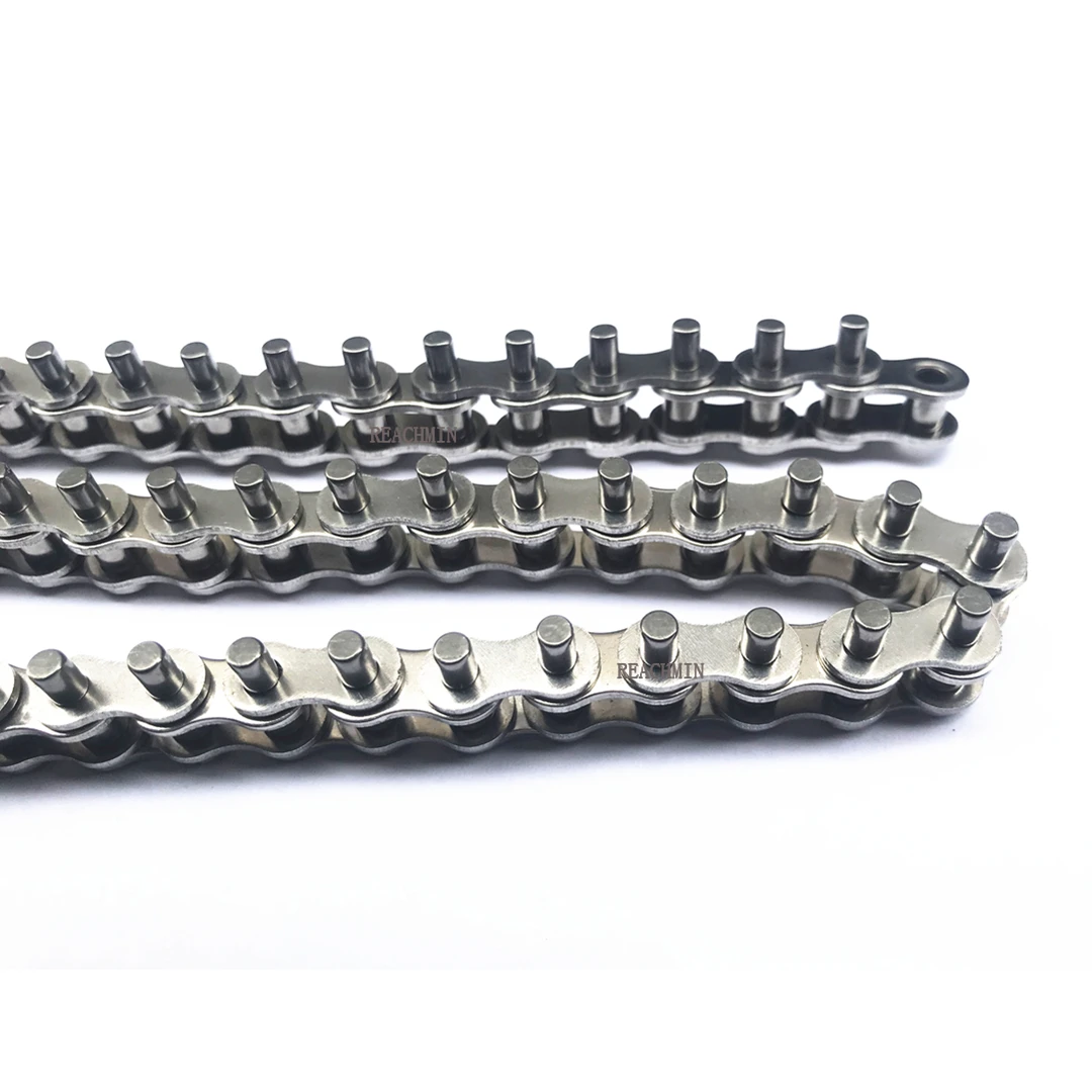 

1PCS 1M Length Stainless Steel 06C/35B Industrial Short Pitch 3/5/10m Pin Roller Transmission Drive Chain