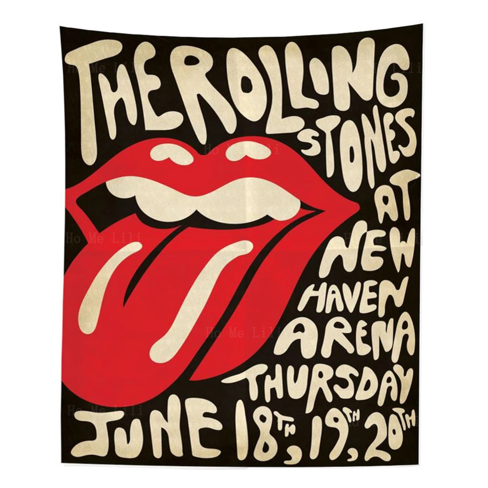 

Ведьма Луна Черный кот Хэллоуин красные губы и язык некоторые девушки винтажная музыкальная лента от Ho Me Lili для декора гостиной