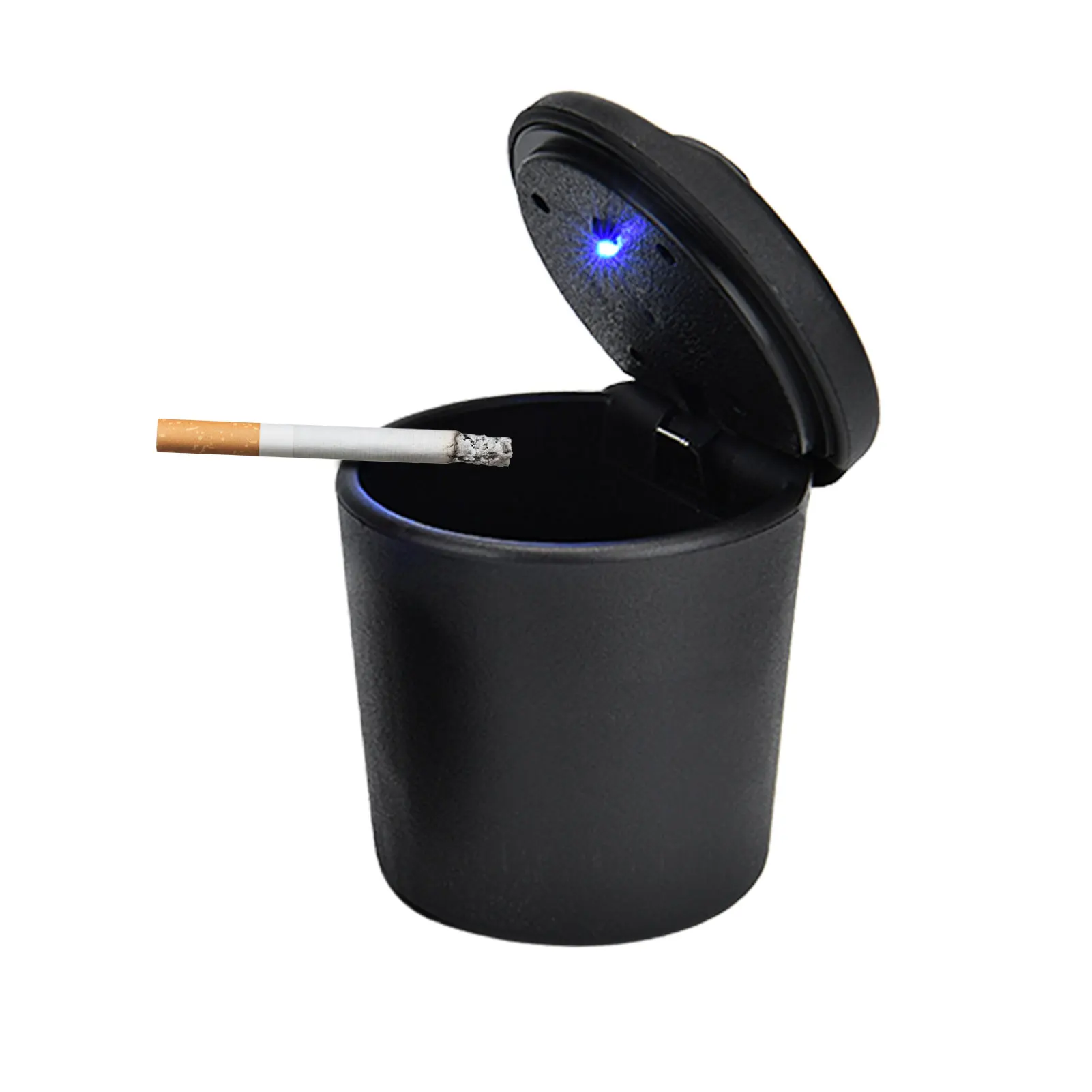 

Auto Ashtray With LED Light Portable Ashtray For Car Portable Car Ashtray With Lid Smell Proof For Car Home Office And Travel