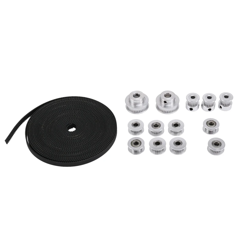 

3D Printer Vzbot Vz235 GT2 Idler With 2GT Gates 6MM Belt Kit 20T Timing Pulley Bore 5Mm 40T Bore 8Mm