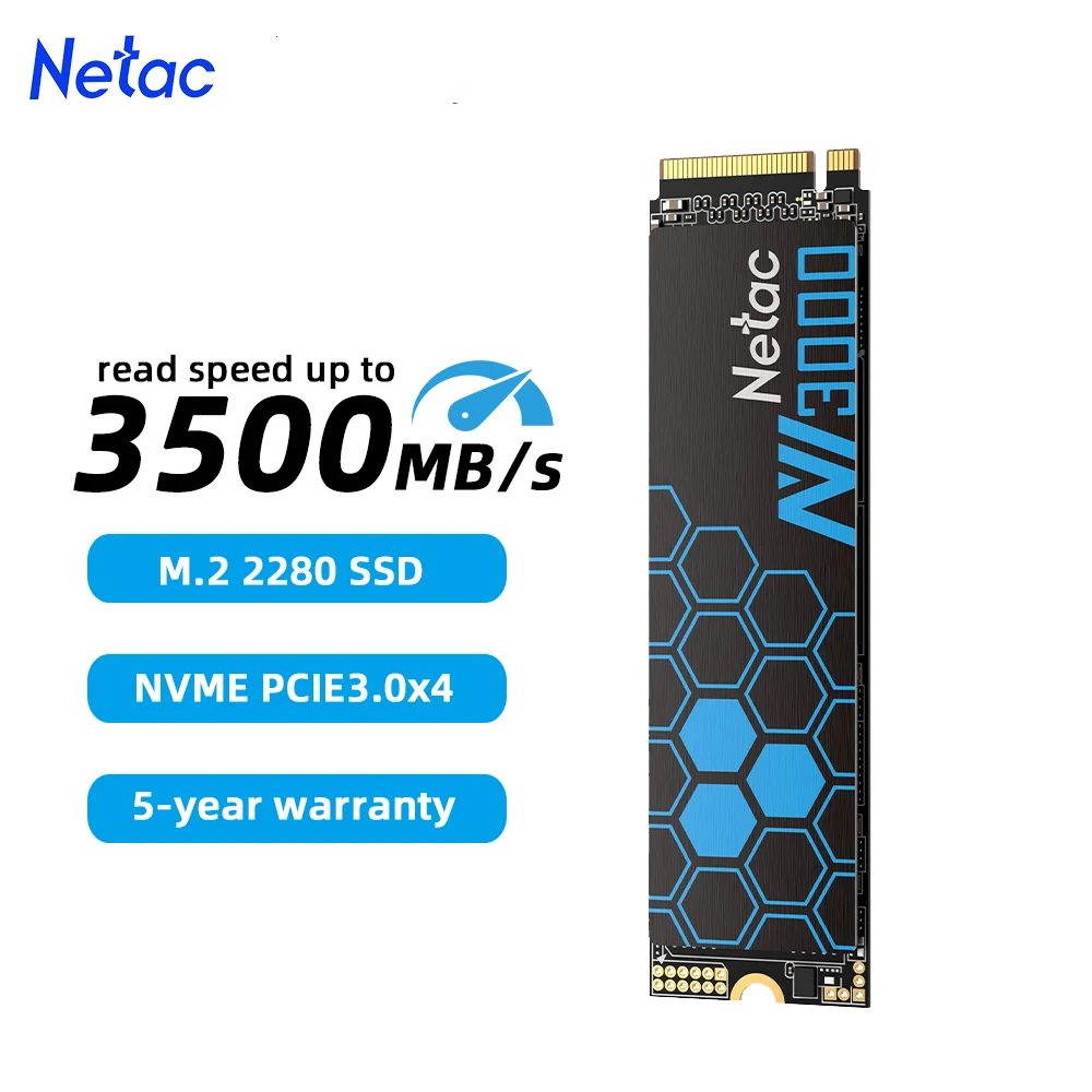 Внутренний жесткий диск Netac M2 SSD 1 ТБ M.2 NVME SSD 500 Гб 250 Гб ...