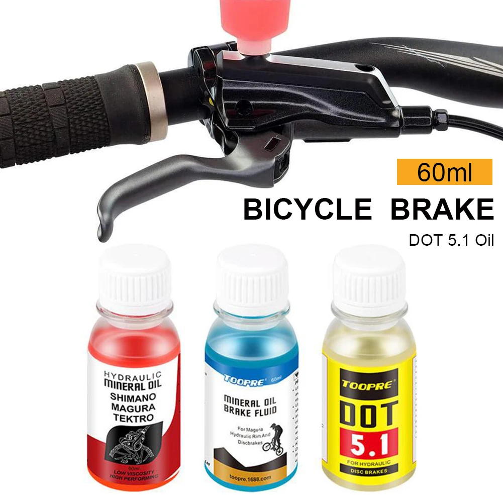 

Bicycle Brake Mineral Oil 60ml Enough Capacity Fluid Hydraulic Disc Brake Lubricant For Shimano Magura Tektro Mountain Bikes
