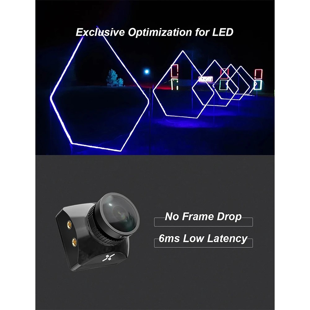 Распродажа мини камера Foxeer Falkor 3 HD 1200TVL StarLight 0 0001lux Global WDR с низкой задержкой FPV для