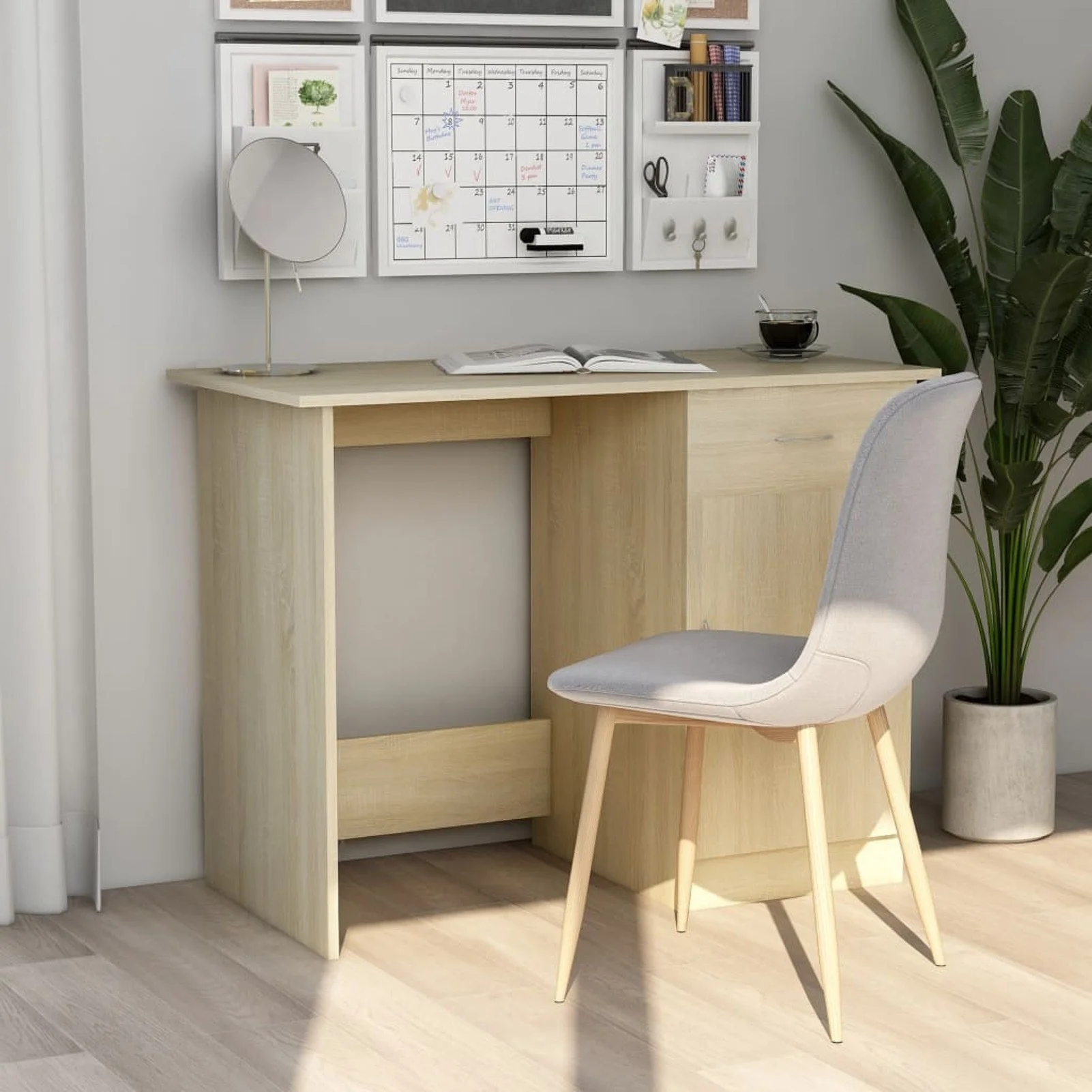 

Стол Sonoma Oak 39,4 дюйма x 19,7 дюйма x 29,9 дюйма, ДСП
