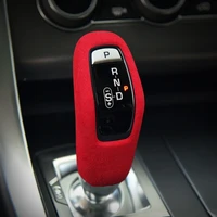 alcantara for range rover autobiography 14 17 car gear shift panel cover decoration sticker trim interior accessories
